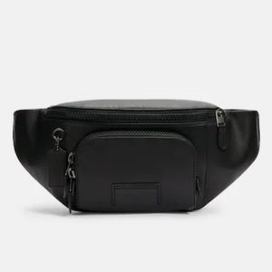 Coach Black Leather Bum Bag